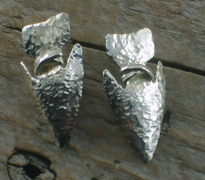 Native American Silver Jewelry-  Arrowhead
